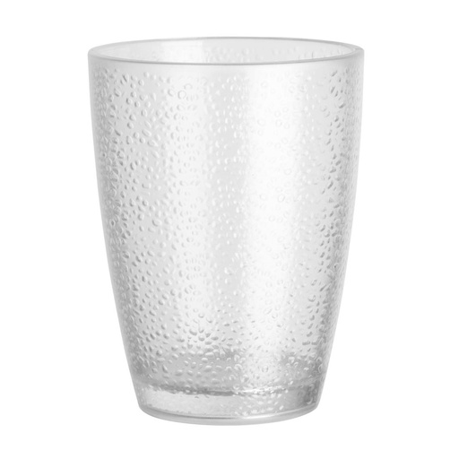 [DC928] Olympia Kristallon polycarbonaat tumblers met reliëf 275ml (6 stuks)