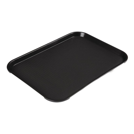 [DE312] Cambro polypropyleen fastfood dienblad zwart 410mm