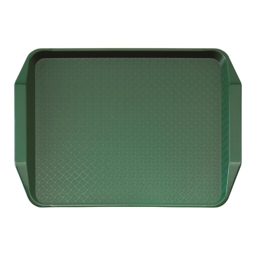 [DE316] Cambro polypropyleen fastfood dienblad met handvatten groen 43x30cm