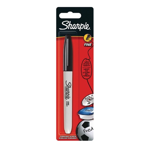 [DE706] Sharpie fijne permanente marker zwart