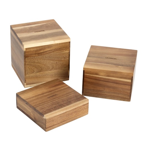 [DF875] Olympia Frames acaciahouten buffetverhogers (3 stuks)
