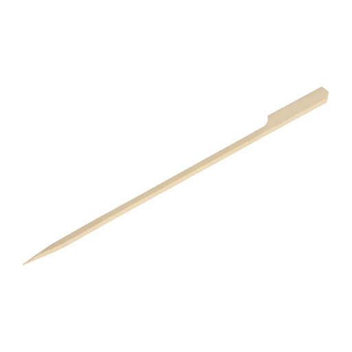 [DK395] Fiesta Compostable biologisch afbreekbare bamboeprikkers peddelvorm 18cm (100 stuks)