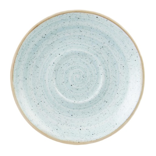 [DK515] Churchill Stonecast cappuccino schotels blauw 185mm (12 stuks)
