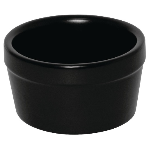 [DK830] Olympia stapelbare ramekin mat zwart 77x45mm (6 stuks)