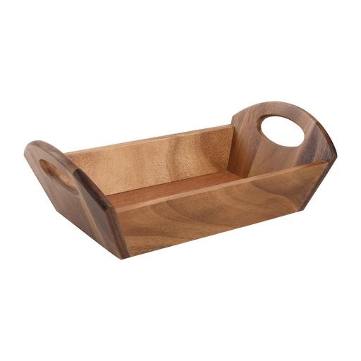 [DL146] T&G Woodware acaciahouten broodschaal met handvatten