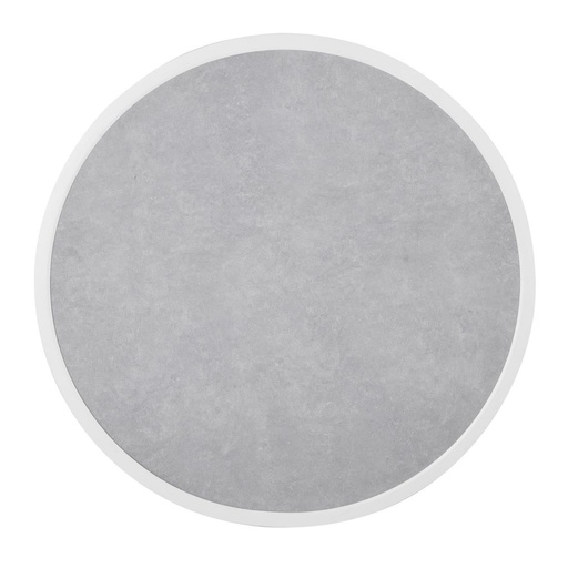 [DL485] Bolero Rond Tafelblad Van Glasvezel, Grijs Steeneffect, 580mm