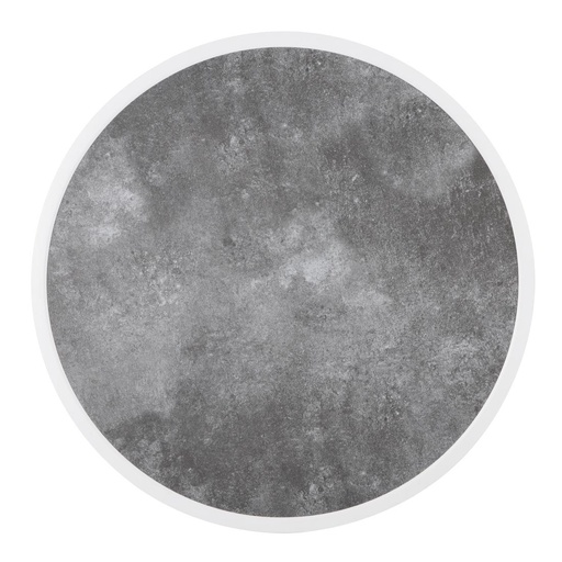 [DL488] Bolero Rond Tafelblad Van Glasvezel, Donker Steeneffect, 580mm