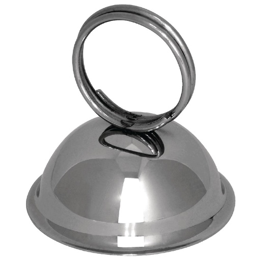 [DM220] Olympia RVS menukaarthouder ring