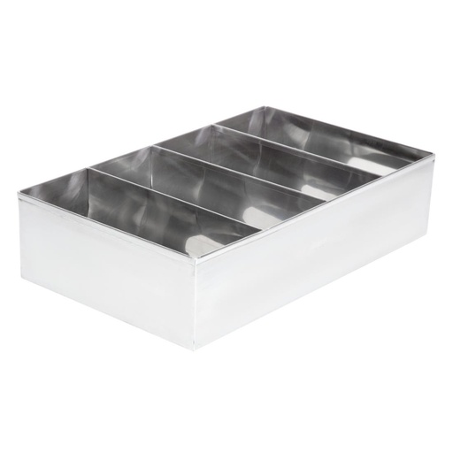 [DM274] Olympia RVS bestekbak 41,5(H) x 25,5(W) x 10,5(D)cm