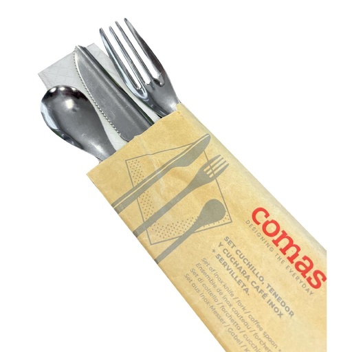 [DM275] Comas lichtgewicht bestekset RVS (50 stuks)