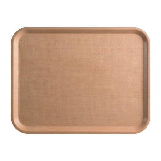 [DM795] Cambro Mykonos gelamineerd dienblad berk 43x33cm
