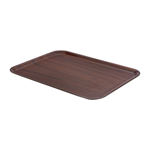 [DM796] Cambro Mykonos gelamineerd dienblad walnoot 43x33cm