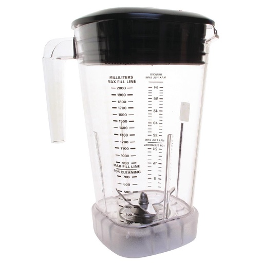 [DM876] Waring stapelbare MX kan met deksel 2L