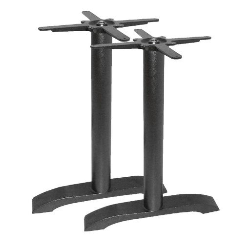 [DN642] Bolero dubbele gietijzeren tafelpoot (2 stuks)