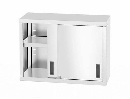 [814154] HENDI Wandmontagekast met schuifdeuren - Gelast, diepte: 300mm. 814154