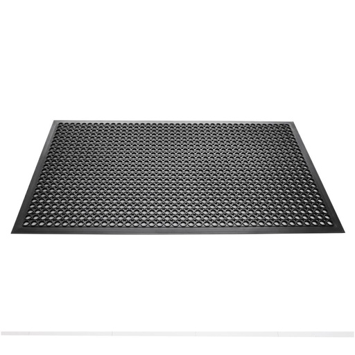[DP206] Jantex rubberen antivermoeidheidsmat zwart 150 x 90cm