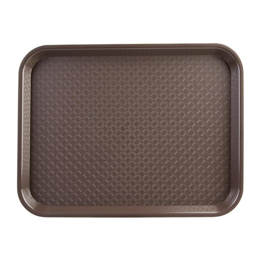 [DP218] Olympia Kristallon polypropyleen dienblad bruin 34,5x26,5cm