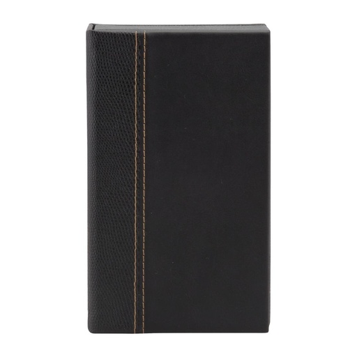 [DP726] Securit trendy rekeningpresentator in leerstijl zwart