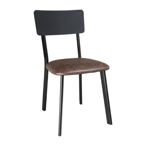 [DR301] Bolero vintage stoel mokka (4 stuks)