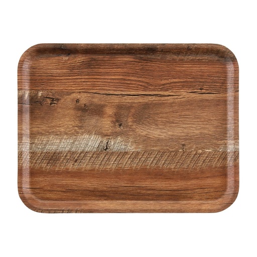 [DR586] Cambro Madeira gelamineerd dienblad bruin eiken 46cm