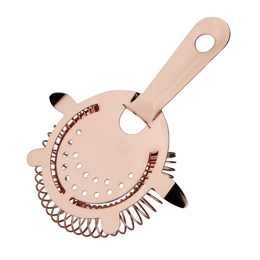 [DR600] Olympia Hawthorne RVS cocktail strainer koperkleur
