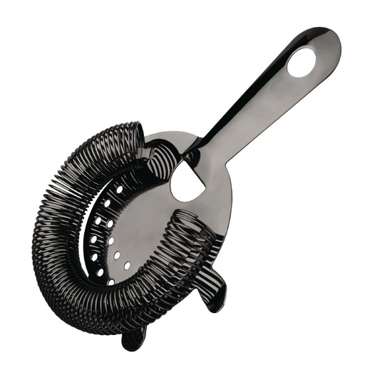 [DR620] Olympia Hawthorne cocktail strainer 4 tanden zwart