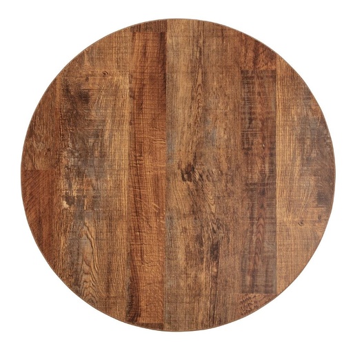 [DR822] Bolero rond tafelblad Urban Dark 60cm