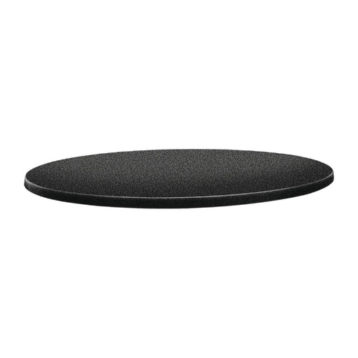 [DR897] Topalit Classic Line rond tafelblad antraciet 80cm
