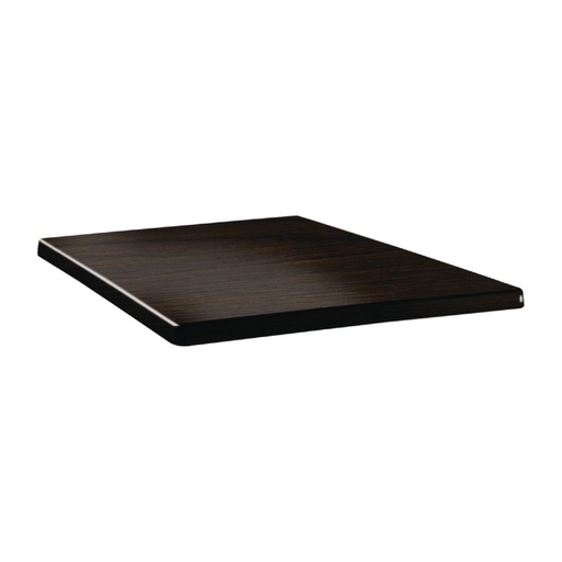 [DR922] Topalit Classic Line vierkant tafelblad wengé 60cm