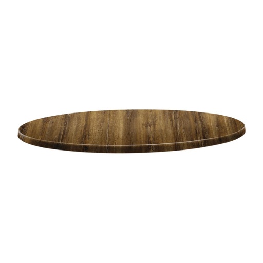 [DR929] Topalit Classic Line rond tafelblad Atacama kersenhout 80cm