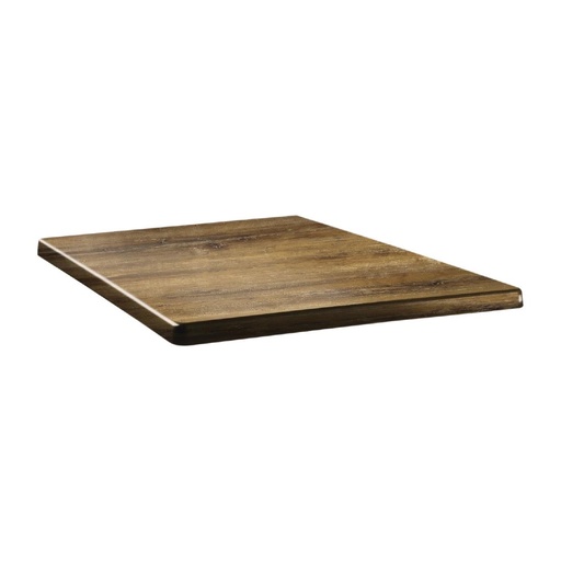[DR932] Topalit Classic Line vierkant tafelblad Atacama kersenhout 80cm