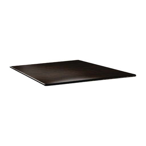 [DR978] Topalit Smartline vierkant tafelblad wengé 80cm