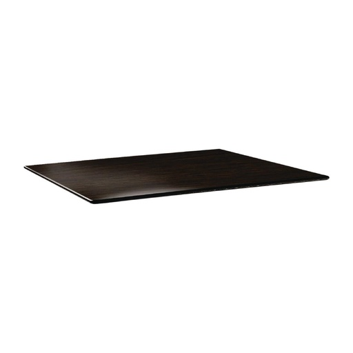 [DR979] Topalit Smartline rechthoekig tafelblad wengé 120x80cm