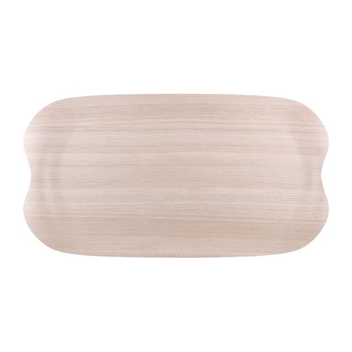 [DS021] Roltex Wave dienblad licht houtnerf 43x23cm