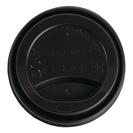 [DS055] Fiesta Compostable composteerbare deksels voor 34cl koffiebekers (50 stuks)