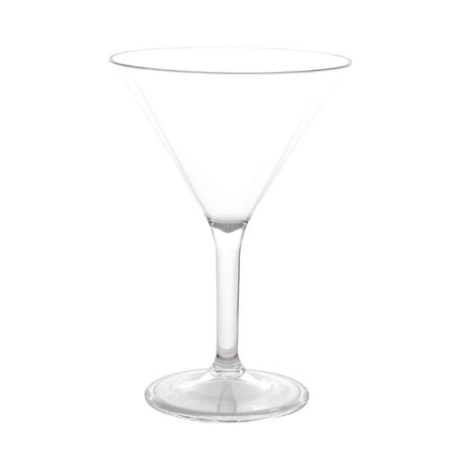 [DS131] Olympia Kristallon polycarbonaat martiniglazen 30cl (12 stuks)