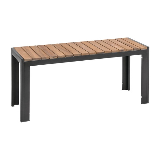 [DS154] Bolero stalen en acaciahouten banken 100cm (2 stuks)