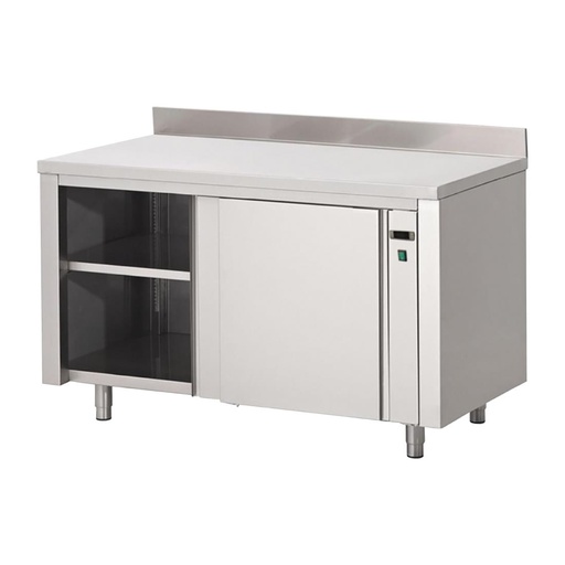 [DS439] Gastro M RVS warmhoudkast met achteropstand 85x200x70cm