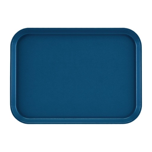 [DS517] Cambro epictread glasvezel rechthoekig antislip dienblad blauw 350mm