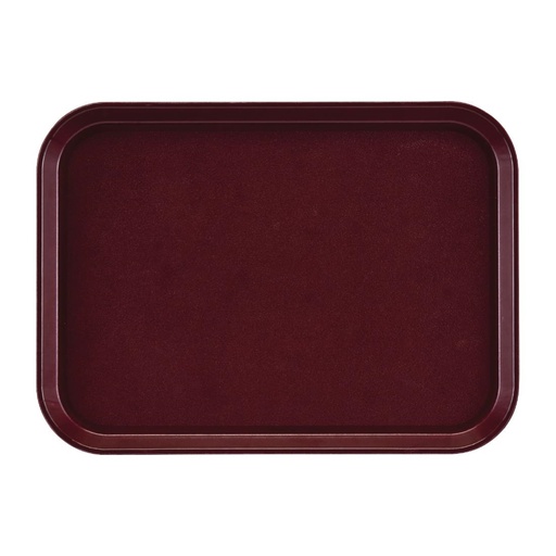 [DS518] Cambro epictread glasvezel rechthoekig antislip dienblad bordeaux 415mm