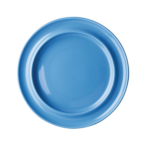 [DW141] Olympia Heritage bord met verhoogde rand 253mm blauw (4 stuks)