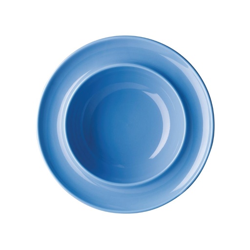 [DW142] Olympia Heritage kom met verhoogde rand 205mm blauw (4 stuks)