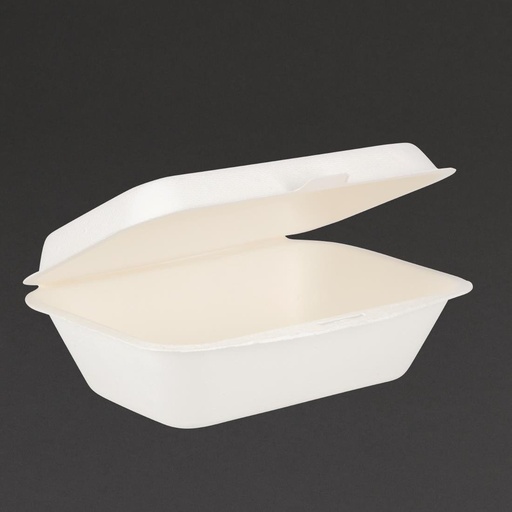 [DW248] Fiesta Compostable bagasse maaltijddozen 182mm (250 stuks)