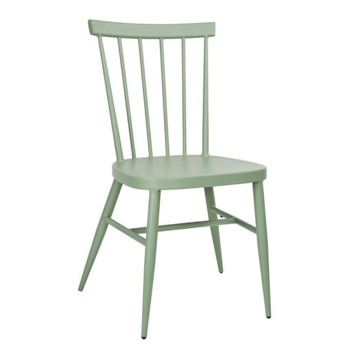 [DX687] Bolero Windsor Aluminium Groene Stoelen (4 Stuks)