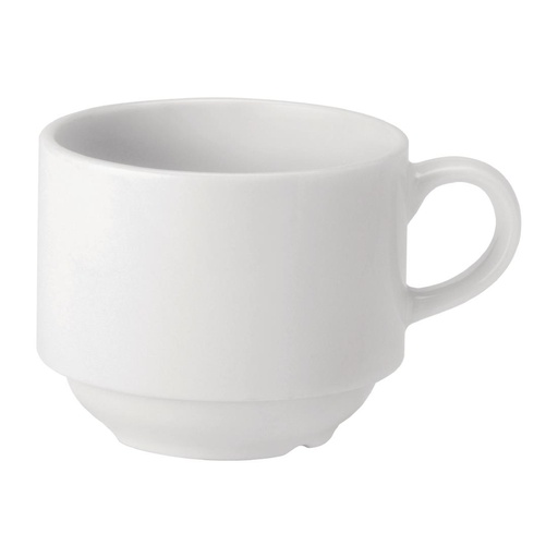 [DY332] Utopia Pure White Stapelbekers 200ml (24 Stuks)