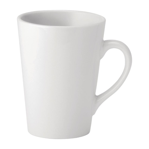 [DY335] Utopia Puur Witte Latte-Mokken 250ml (Pak Van 24)