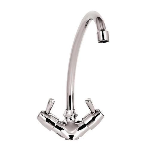 [DY372] Gastro M monobloc mengkraan met 90 graden hendels en kraan van 20cm