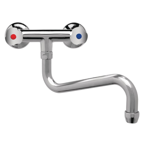 [DY389] Gastro M heavy duty duobloc mengkraan met draaiknoppen en lage uitloop van 20cm