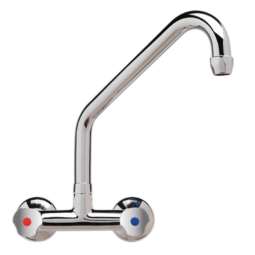 [DY393] Gastro M heavy duty duobloc mengkraan met draaiknoppen en hoge uitloop van 25cm