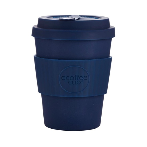 [DY491] Kerr & Napier Ecoffee Cup herbruikbare bamboe koffiebeker donkerblauw 340ml
